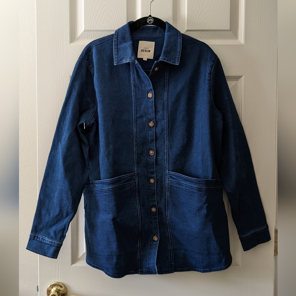 Sezane Will Jacket Denim size Medium